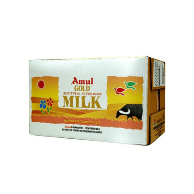 Amul Gold Extra Cream Milk Carton