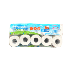 Twin Baby Toilet Rolls 1 Pack (10 Roll)